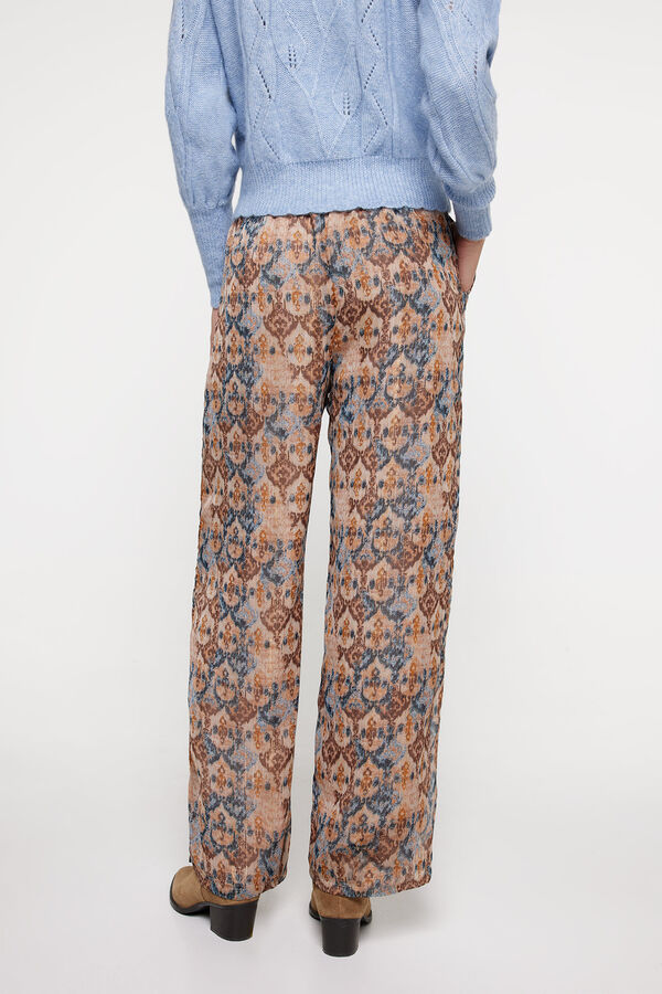 Milano Cal&ccedil;as estampadas Estampado castanho