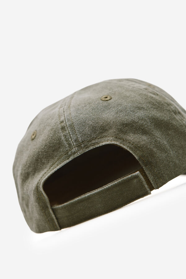 Milano Bon&eacute; com pala em tecido C&aacute;qui