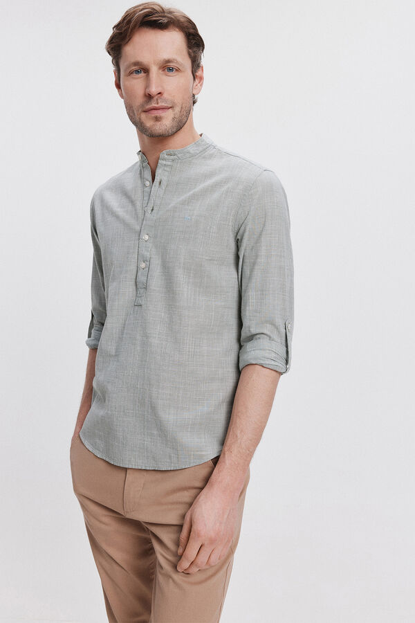 Milano Camisa Mao Polo Verde