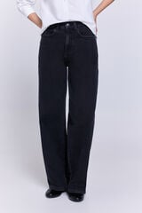 Milano Pantalón denim ancho Gris Oscuro