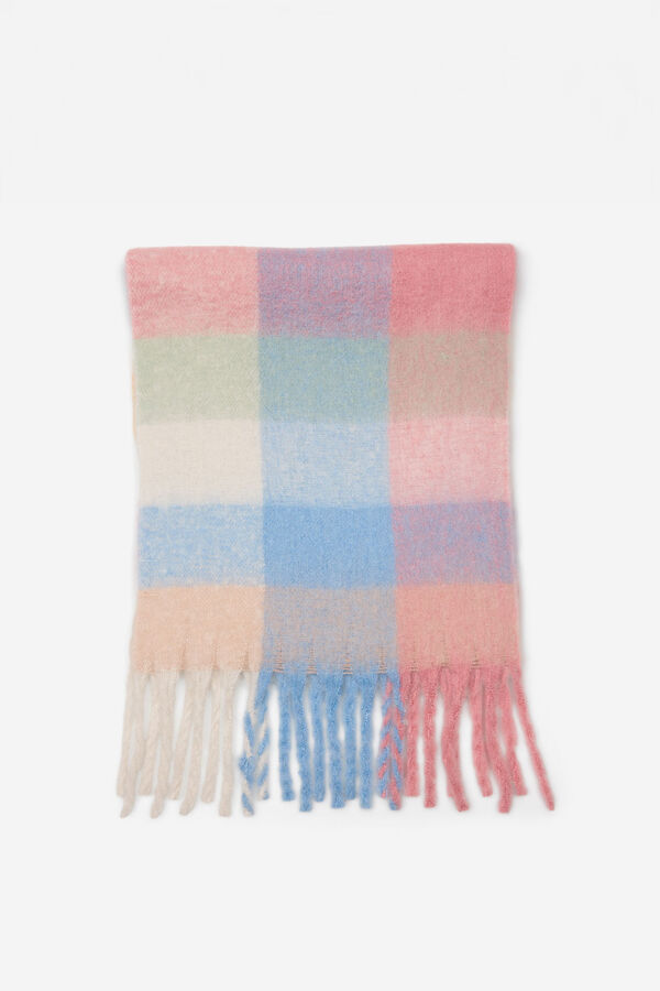 Milano Bufanda colores pastel natural