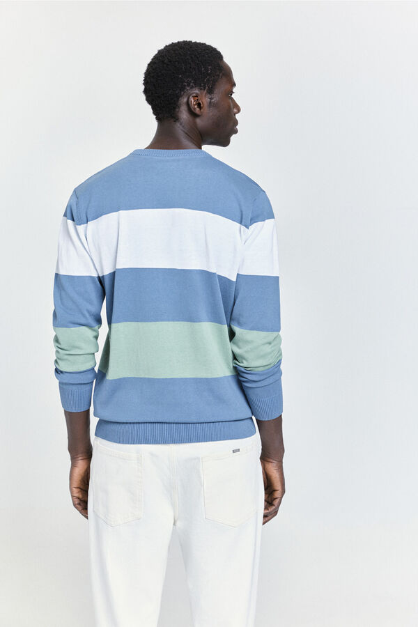 Springfield Jersey fantas&iacute;a cuello caja Azul indigo