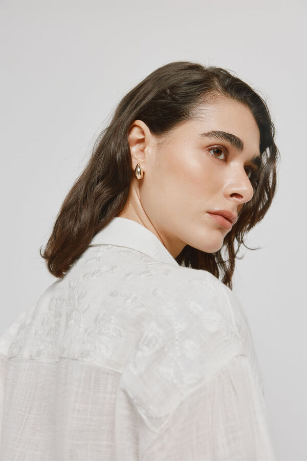 Milano Blusa bordada Marfim