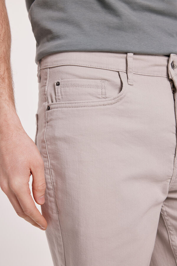 Milano Bermudas 5 bolsos Bege