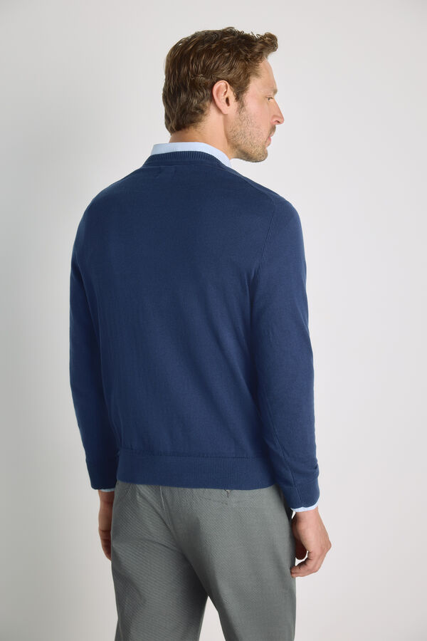 Milano Camisola gola caixa Marinho