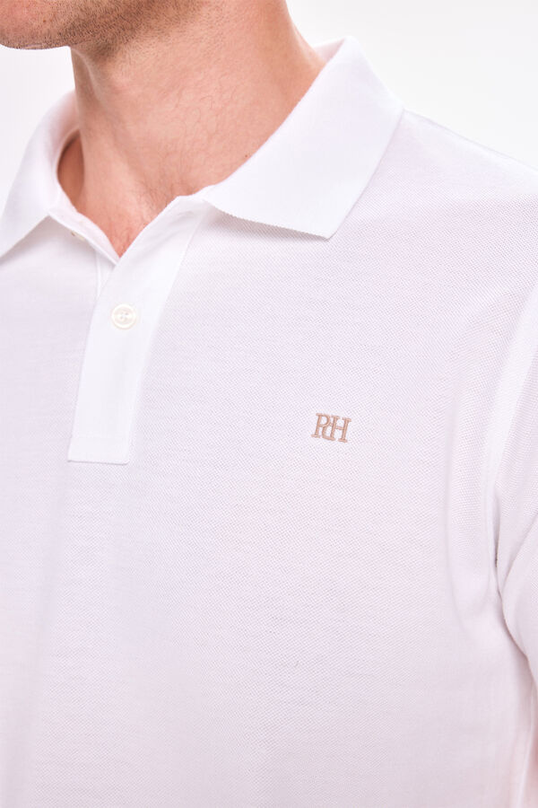 Pedro del Hierro Polo B&aacute;sico PDH Branco