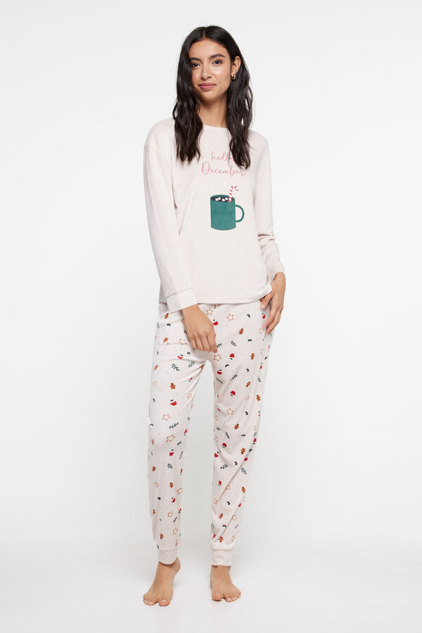 Fifty Outlet Pijama largo taza red