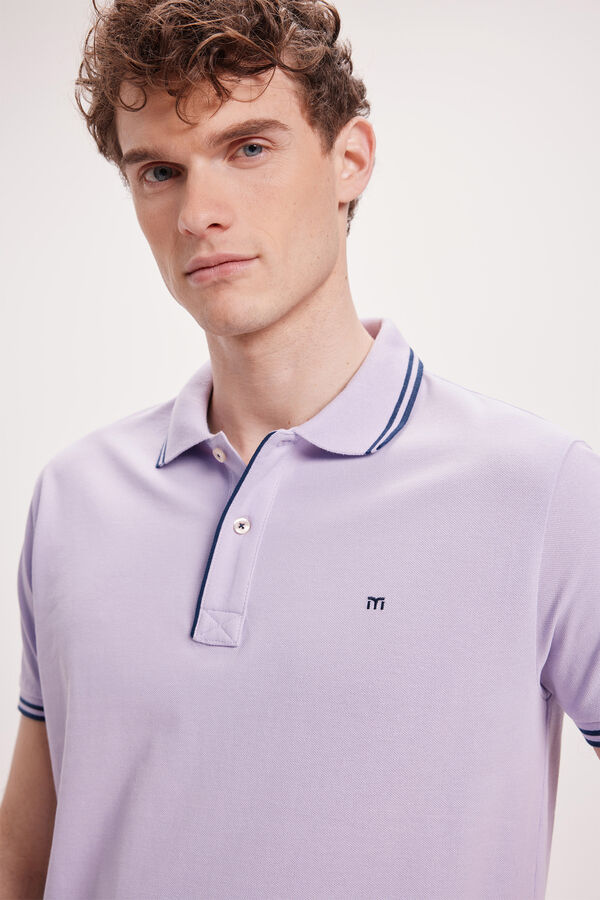 Milano Polo Tips P&uacute;rpura