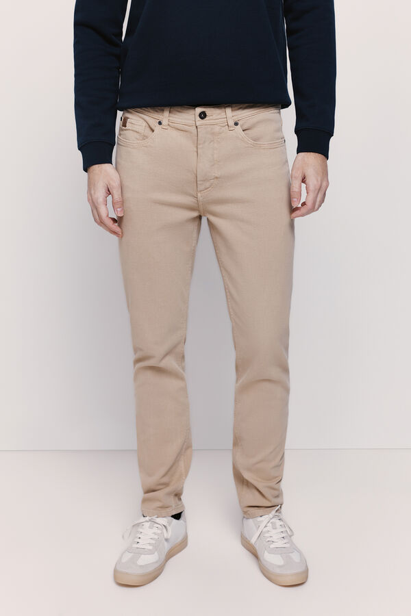 Springfield Pantal&oacute;n cinco bolsillos Beige