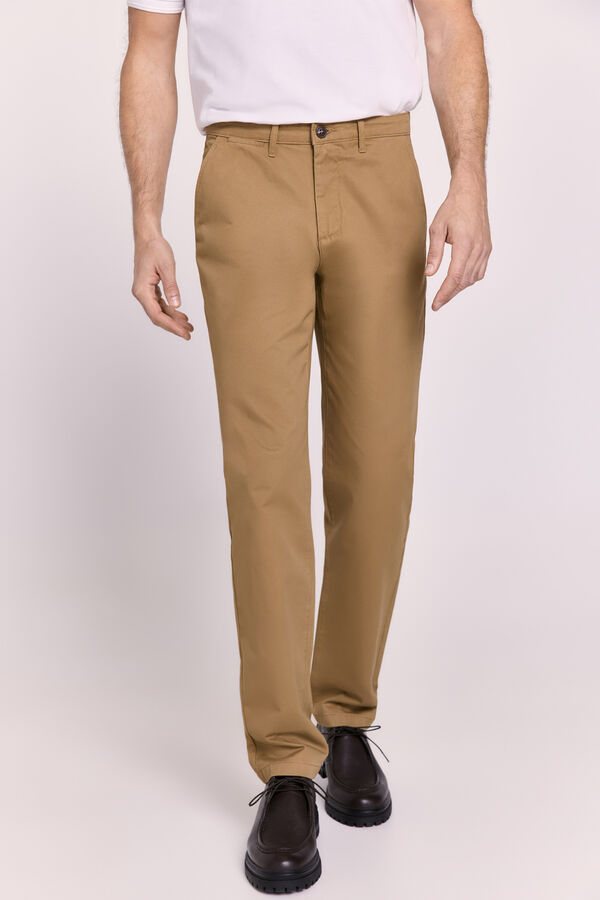 Milano Pantalón chino regular fit Marrón