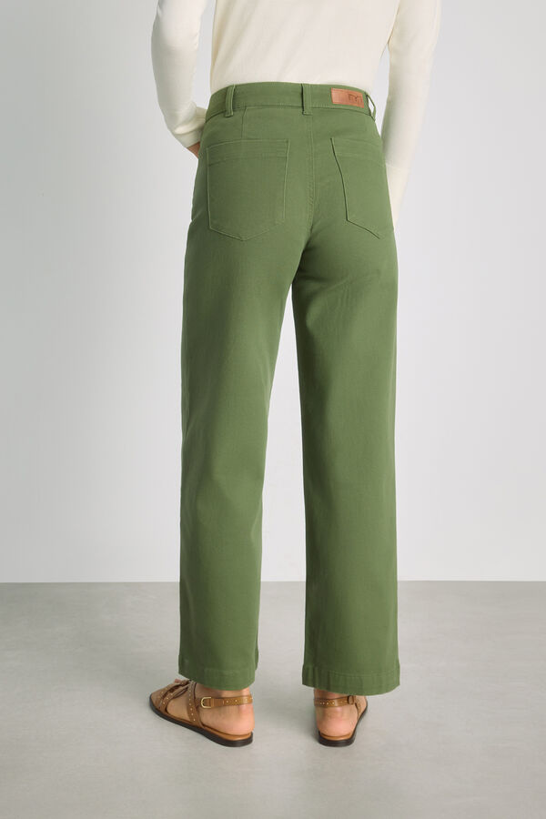 Milano Pantal&oacute;n ancho Verde