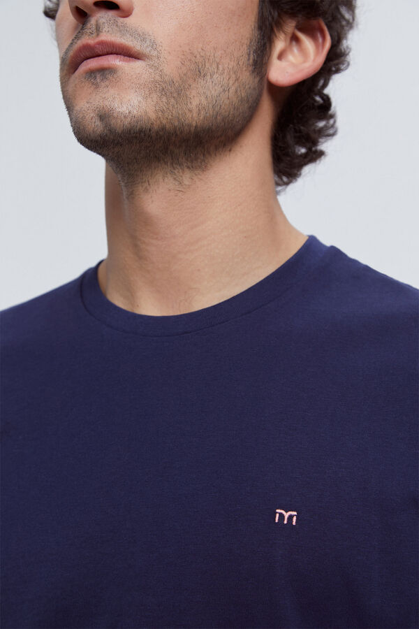 Milano Camiseta basica 100% algod&oacute;n BCI Navy