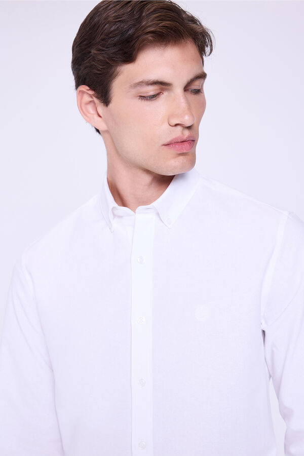 Springfield Camisa Oxford Lisa Blanco
