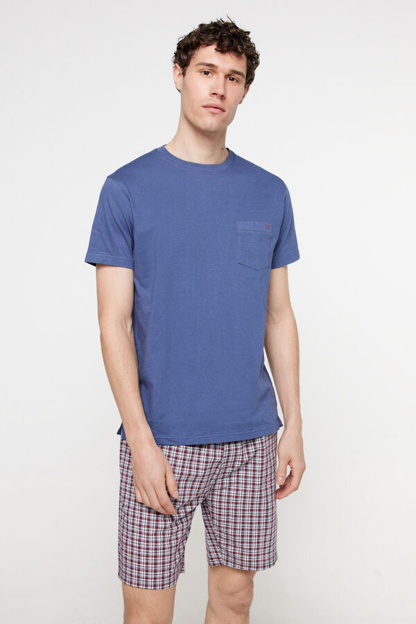 Milano Pijama manga corta Navy