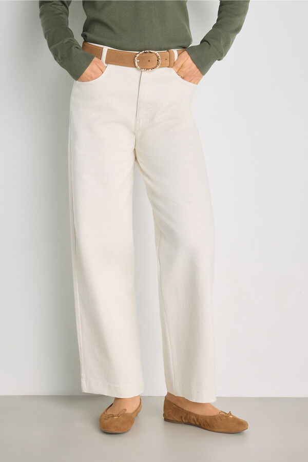Milano Pantal&oacute;n ancho Beige