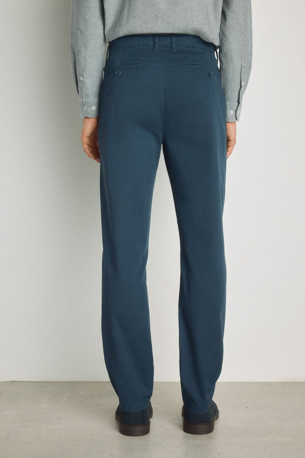 Springfield Pantal&oacute;n chino regular fit Azul Claro