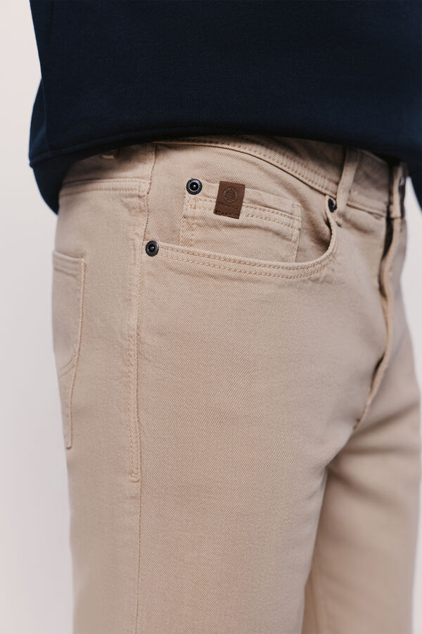 Springfield Pantal&oacute;n cinco bolsillos Beige