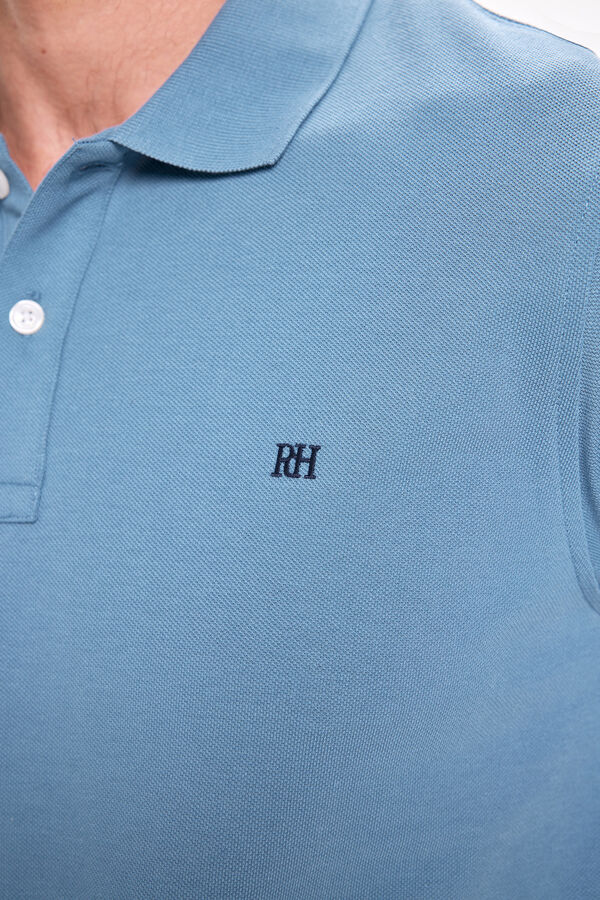 Pedro del Hierro Polo B&aacute;sico PDH Azul