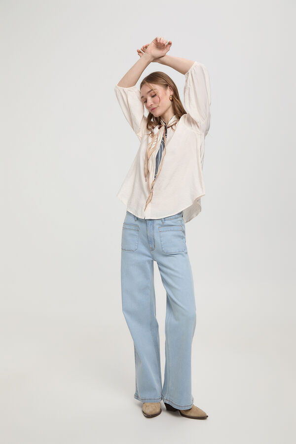 Milano Blusa fluida Marfim