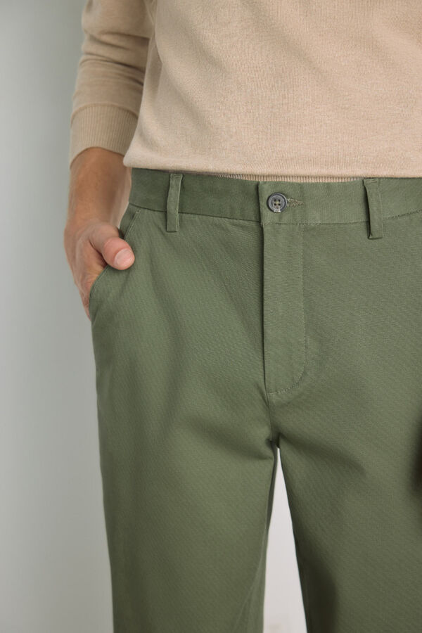 Milano Pantal&oacute;n chino slim fit Verde
