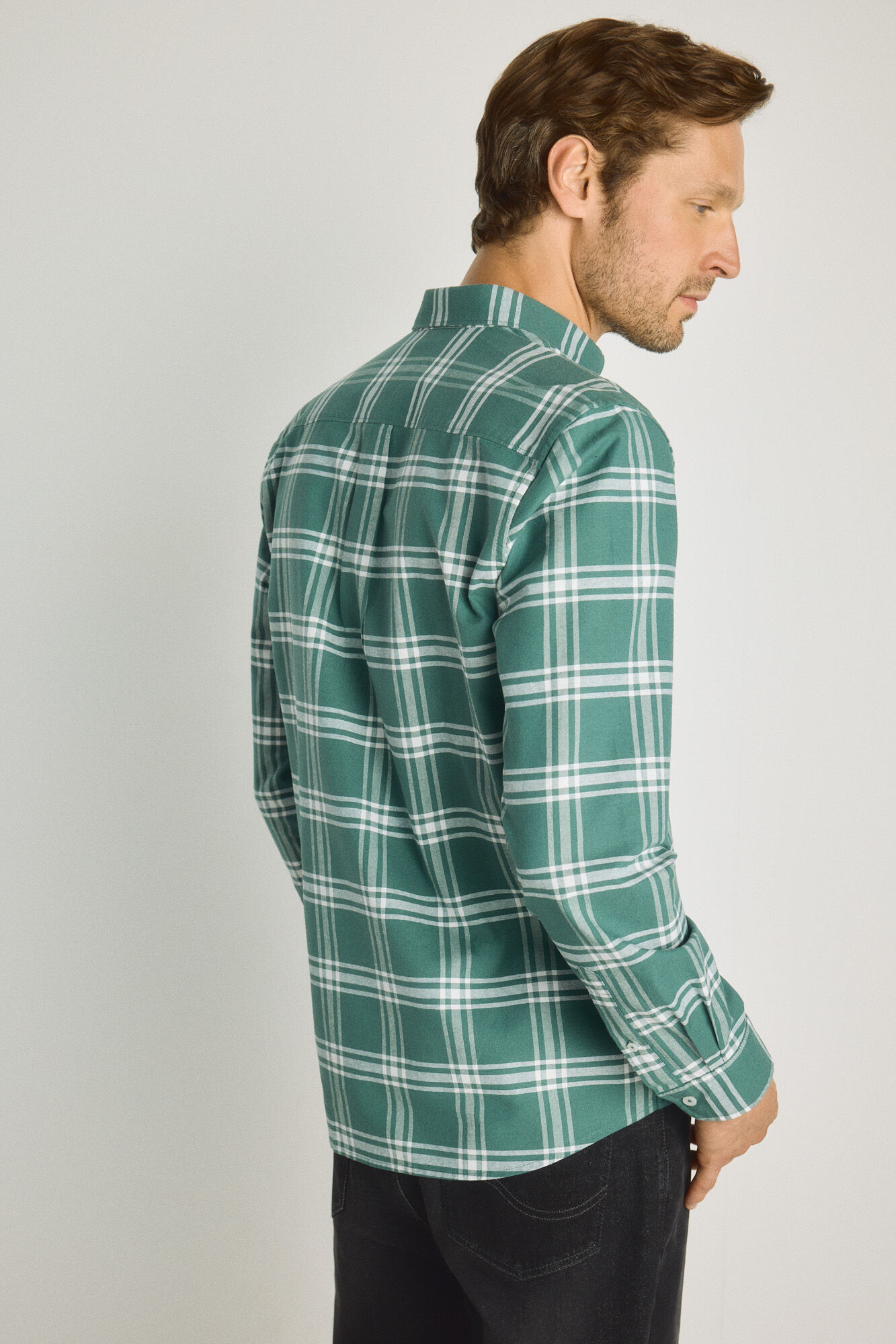 Springfield Camisa de xadrez manga comprida