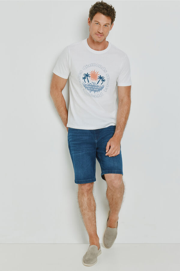 Milano T-shirt de manga curta Branco