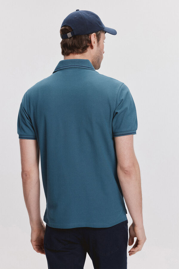 Pedro del Hierro P&oacute;lo Pedro Del Hierro Estampado verde