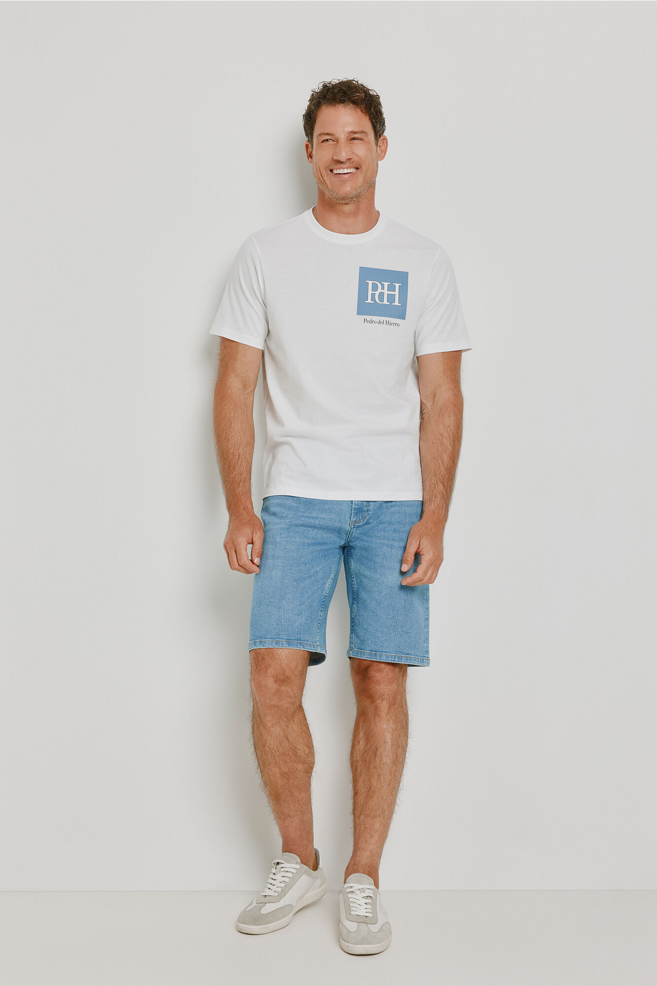 Pedro del Hierro Bermuda jeans regular fit