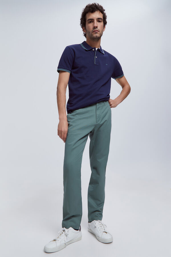 Milano Cal&ccedil;a ChinoComfort Verde escuro