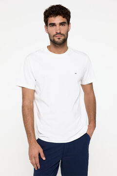 Fifty Outlet Camiseta Básica 100% Algodón Blanco
