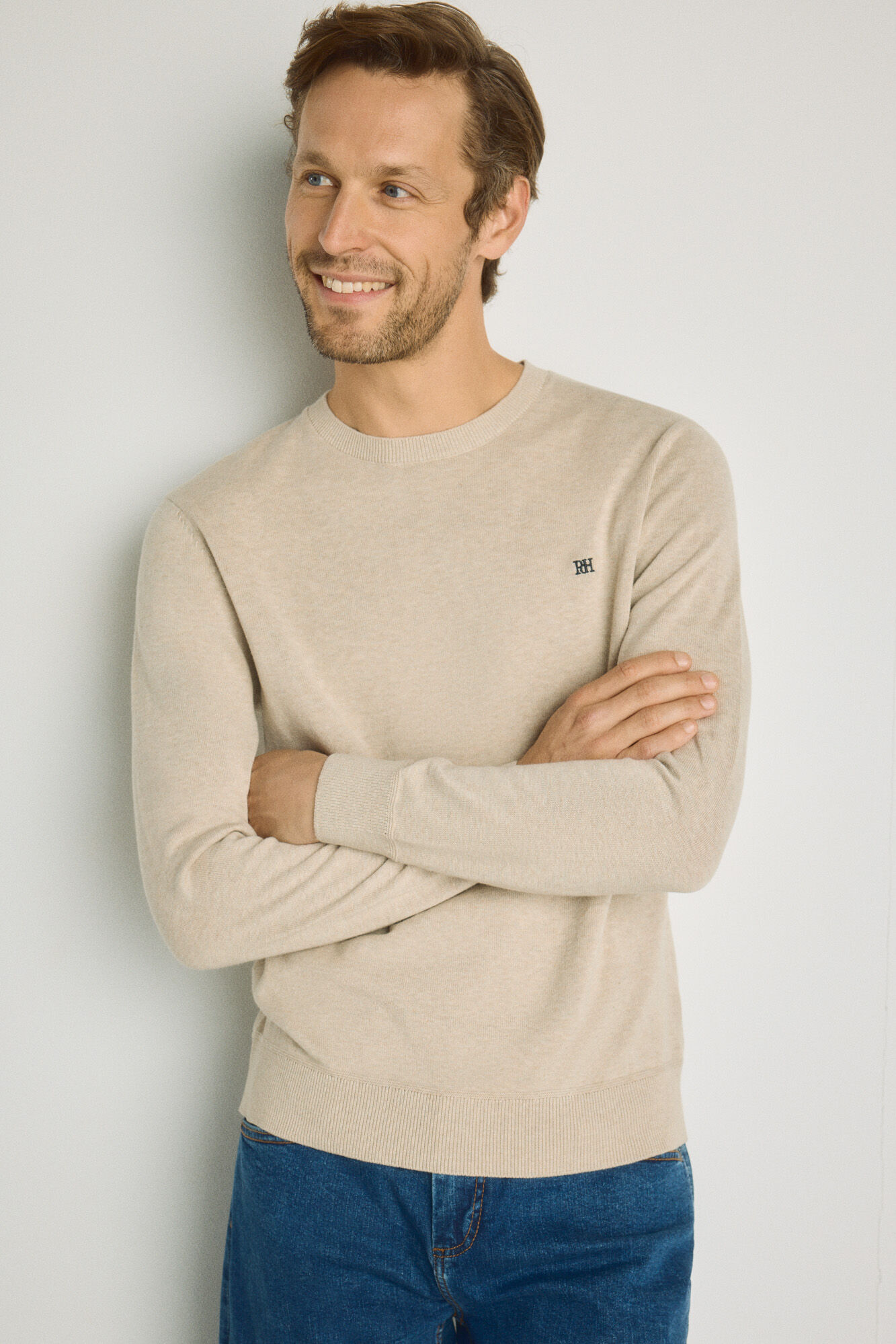 Pedro del Hierro Camisola gola caixa