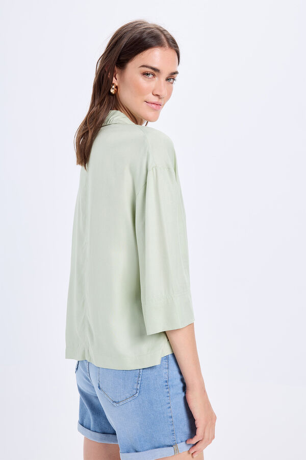 Milano Blusa cuello polo Verde