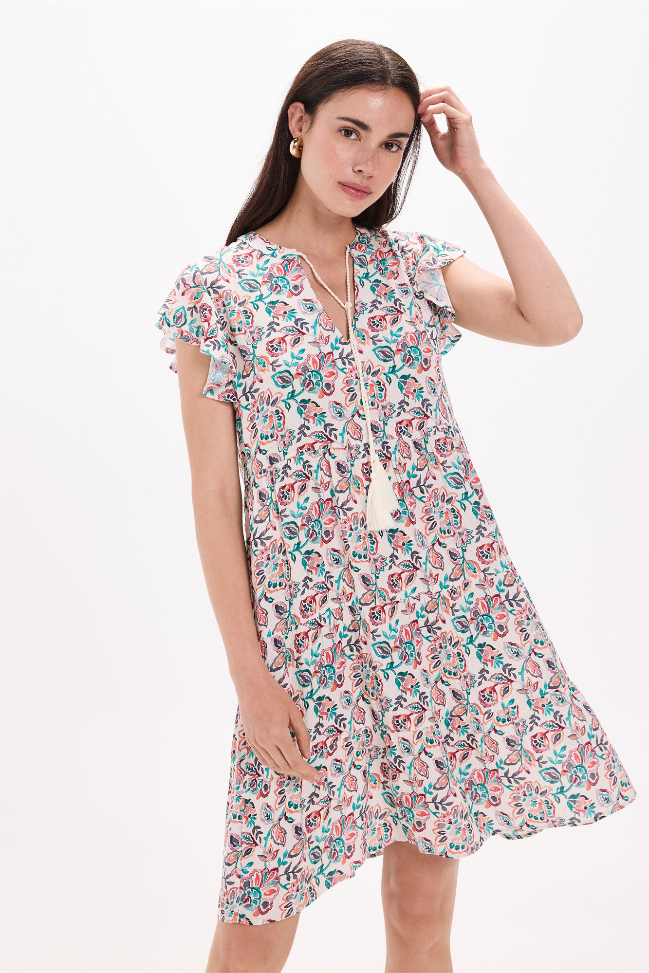 Milano Vestido corto fluido