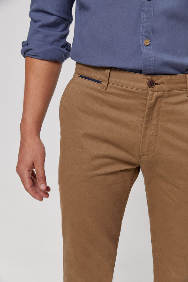 Fifty Outlet Calças Chino Comfort Bege
