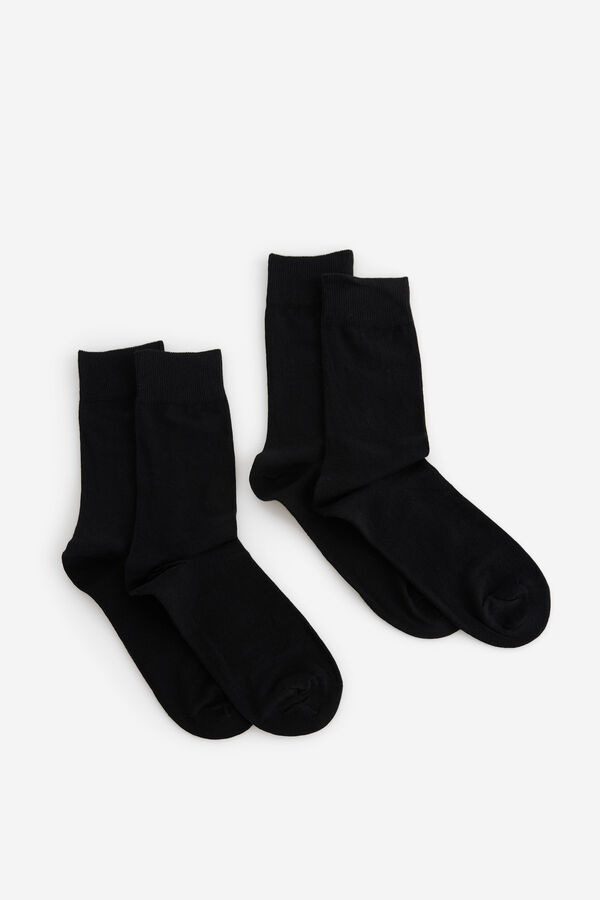 Milano Meias Básicas Preto