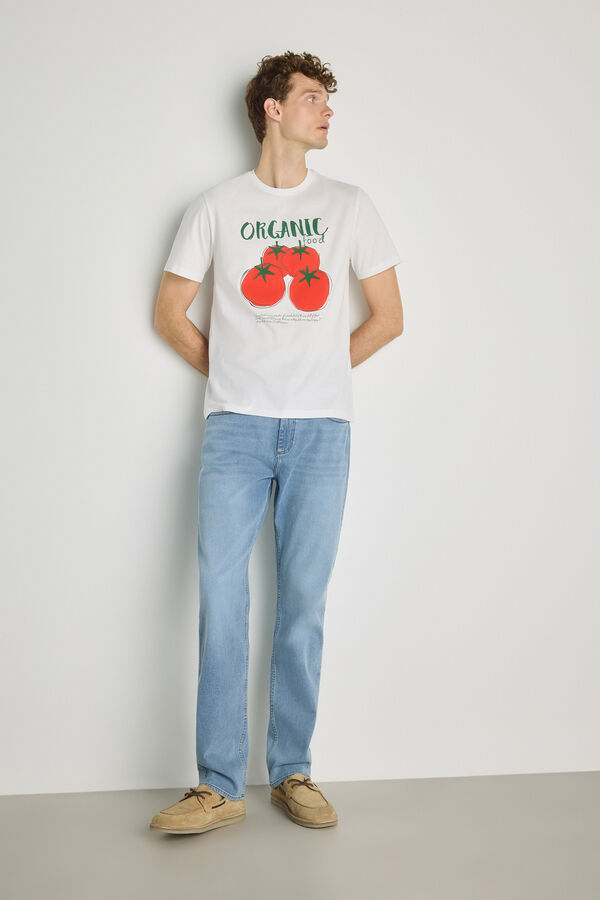 Milano T-shirt de manga curta Branco