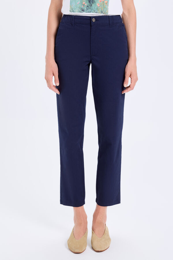 Milano Calça esportiva com cós elástico Marinho