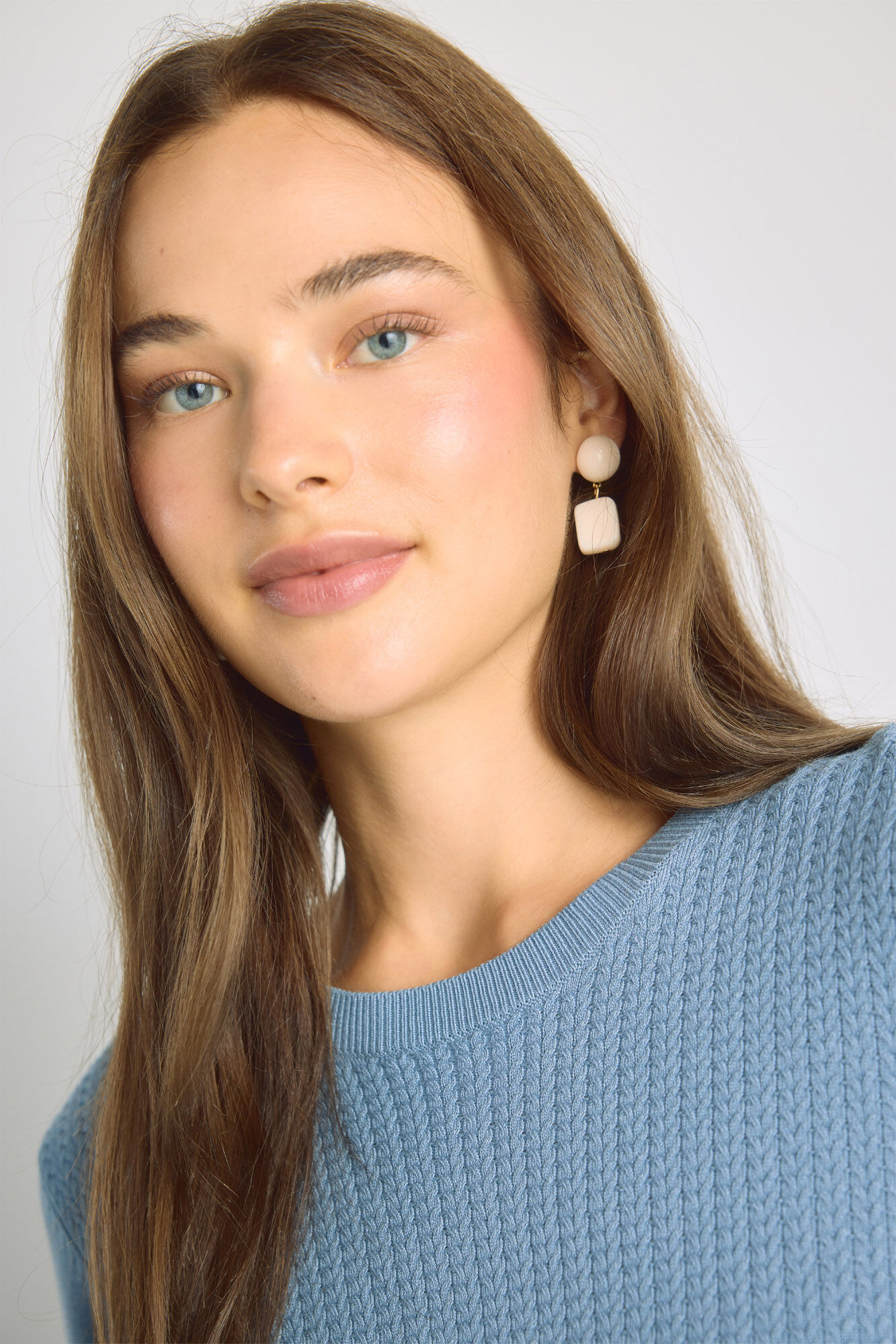 Milano Camisola de gola redonda com estrutura