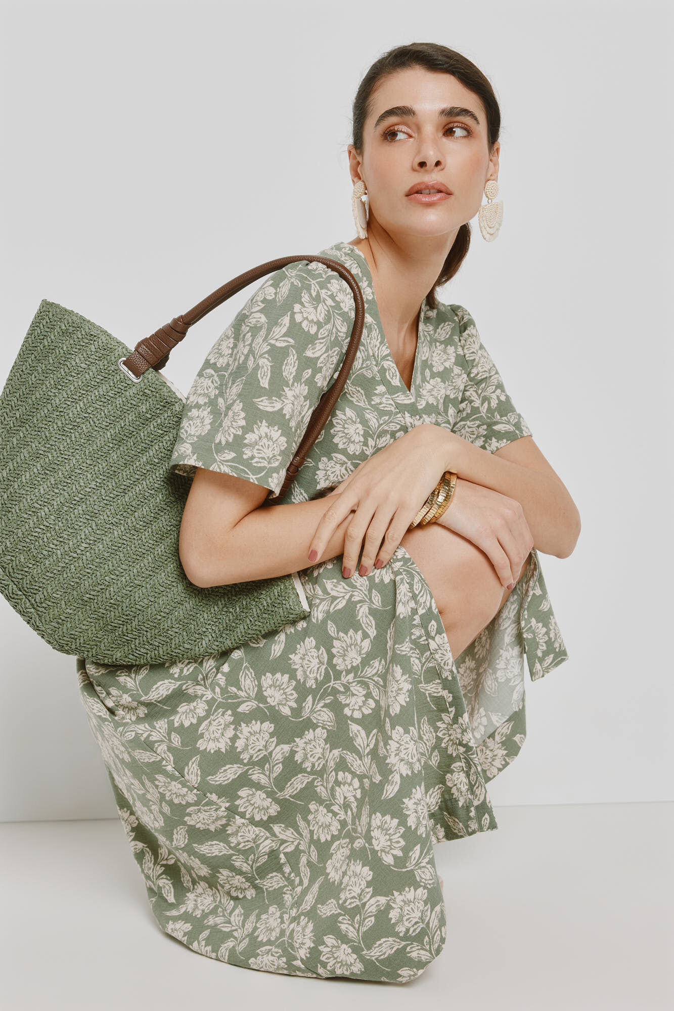 Milano Vestido escote pico