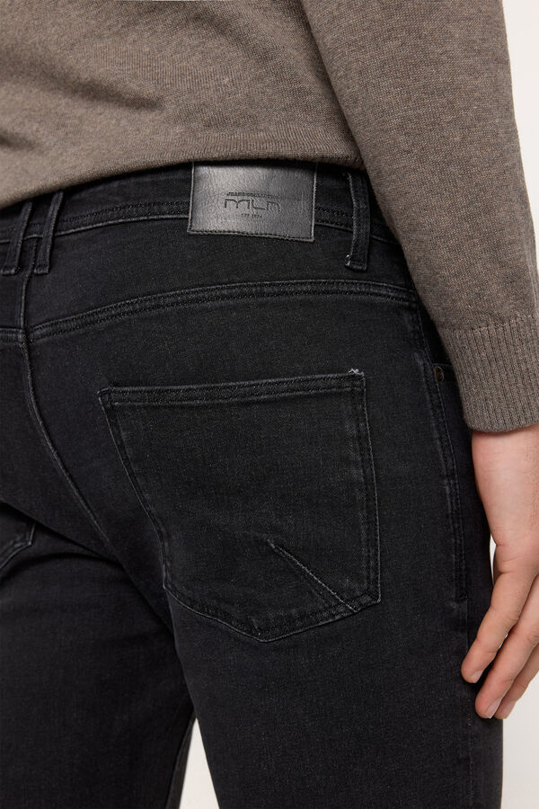 Milano Cal&ccedil;as denim skinny C&aacute;qui escuro