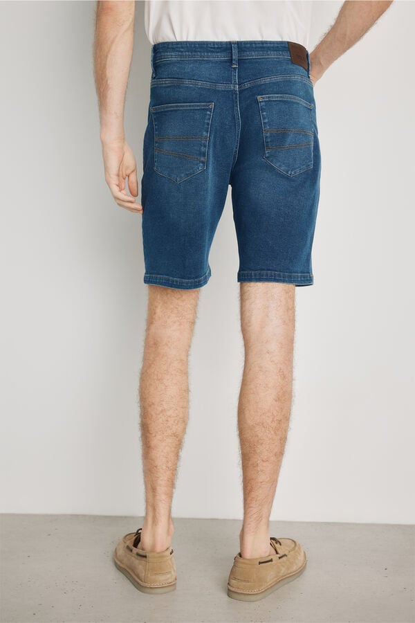 Milano Bermuda jeans regular fit Azul claro