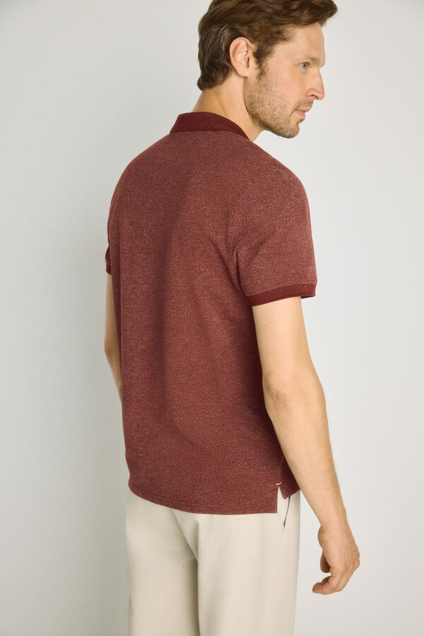 Pedro del Hierro Polo de manga curta Vermelho