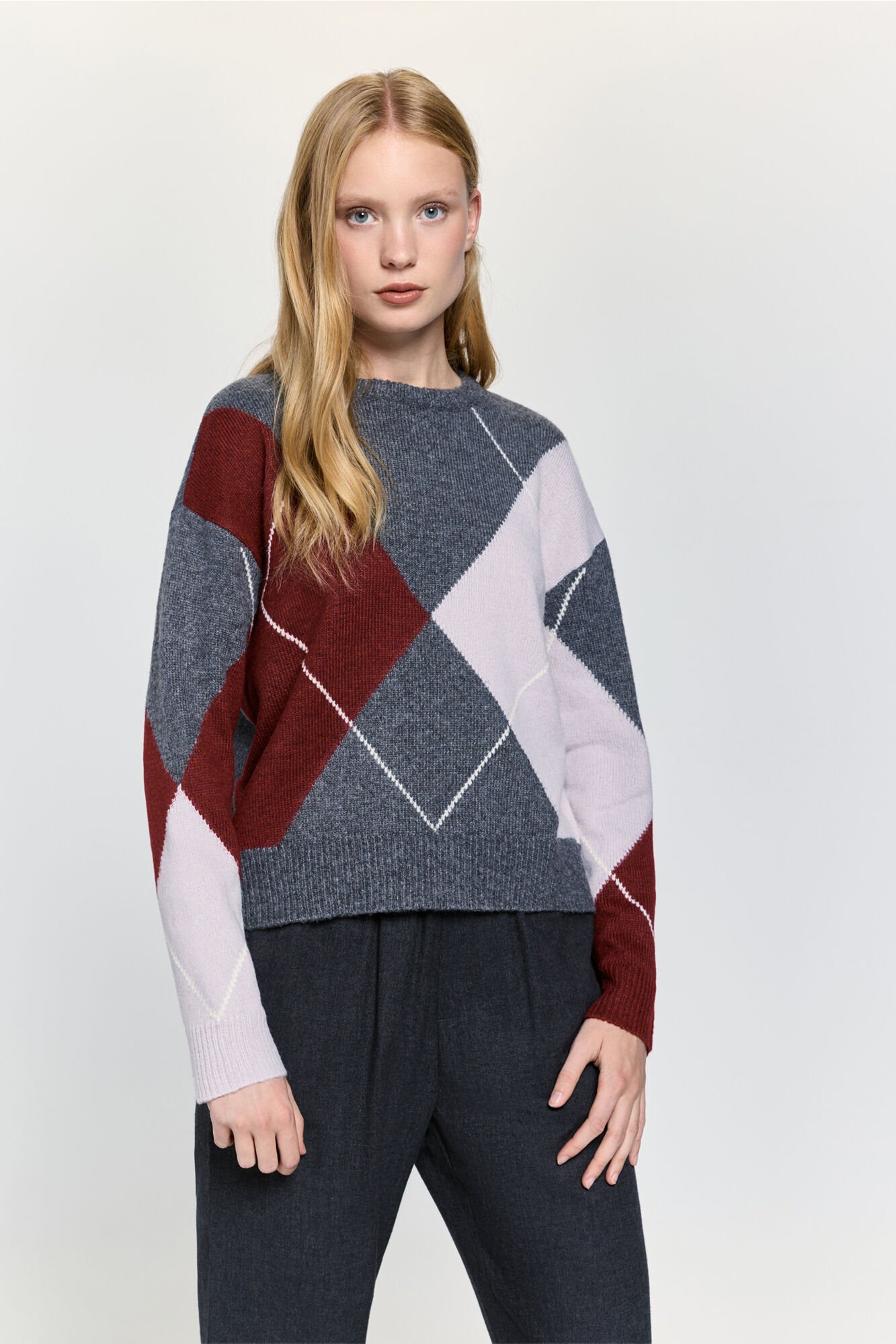 Milano Jersey punto con rombos