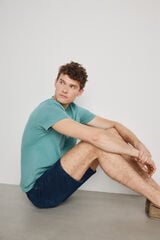 Milano Bermuda jeans regular fit Azul