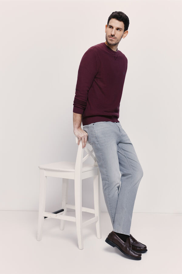 Springfield Pantal&oacute;n vaquero slim fit Gris Claro