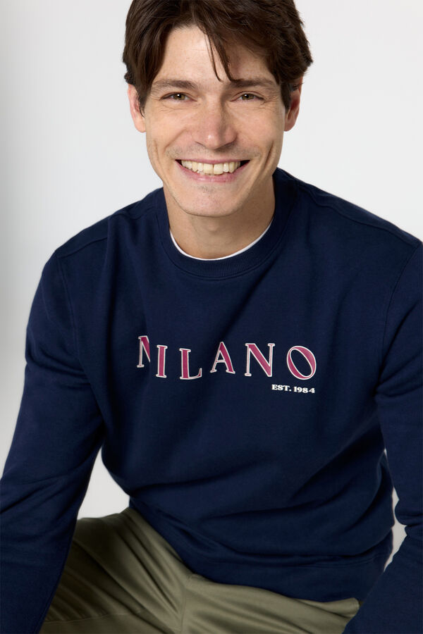 Milano Sudadera B&aacute;sica Milano Navy