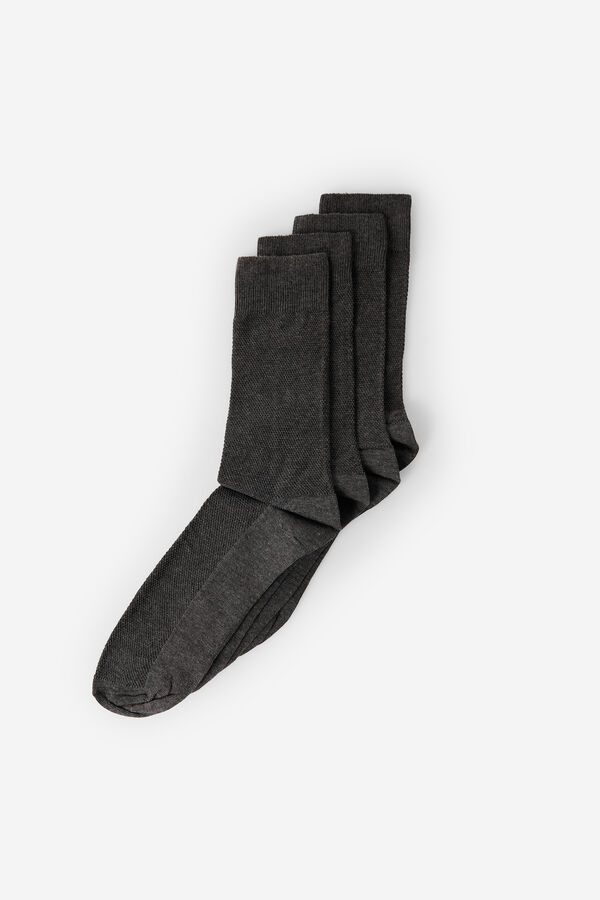 Fifty Outlet Pack 2 pares calcetines Gris Oscuro