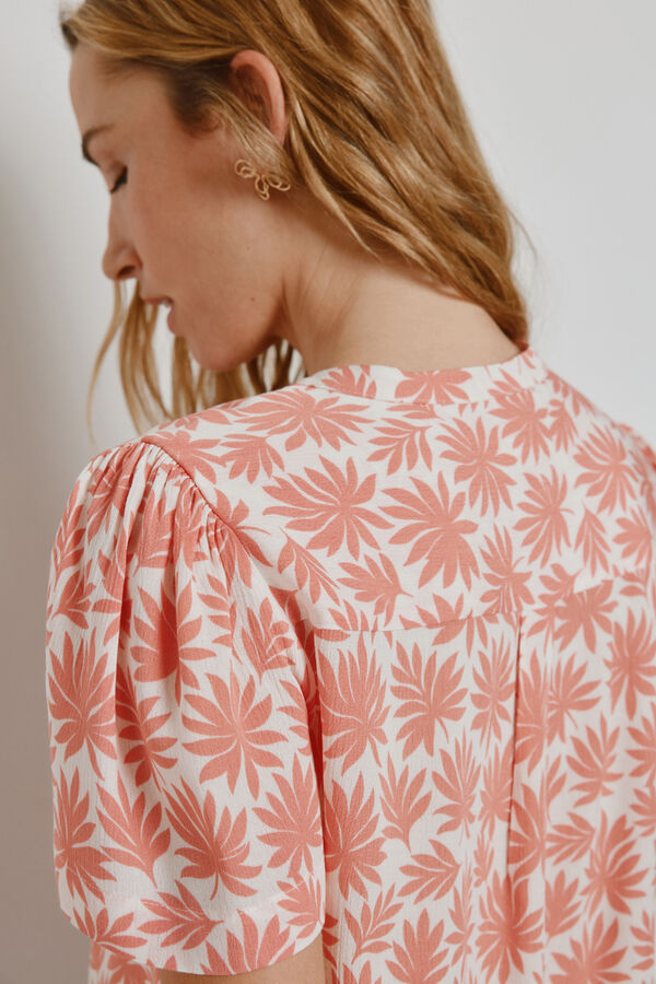 Milano Blusa estampada Coral