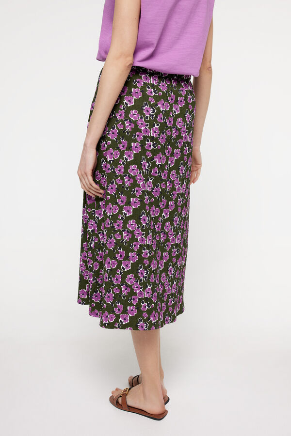 Fifty Outlet Lotus skirt natural