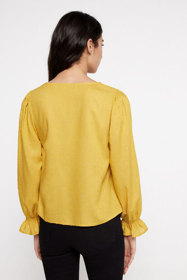 Fifty Outlet Blusa plumetti Ouro